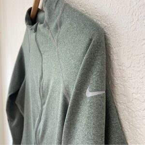 Nike 1/2 Zip Dry-Fit 3/4 Sleeve Shirt Gray Women's Size Small